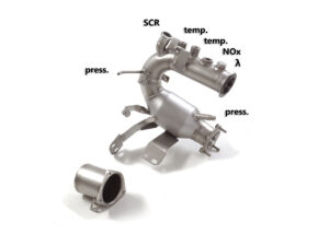Scarico Sportivo Tubo Sostituzione OPF / GPF Audi A4 (typ F4 - B9) 2.0TDi