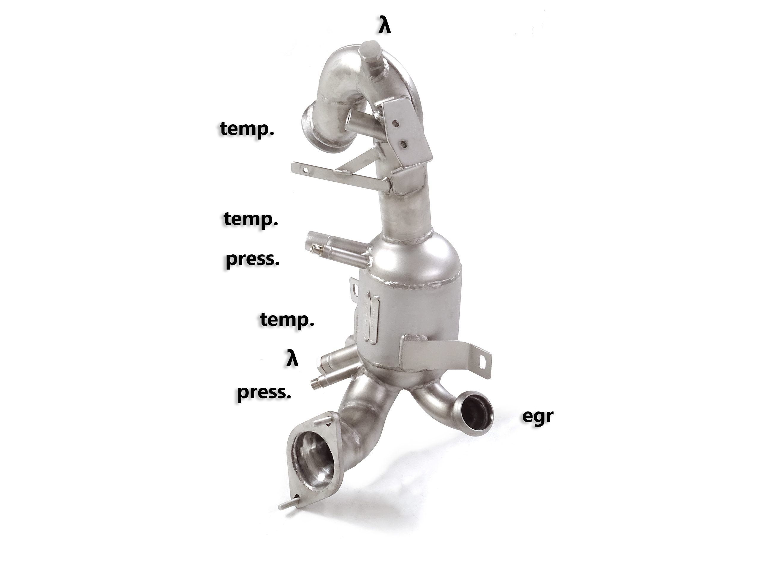 Scarico Sportivo Tubo Sostituzione OPF / GPF Fiat Ducato 2.3MJT (96kW) - 60mm