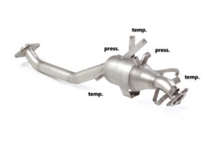 Scarico Sportivo Tubo Sostituzione Catalizzatore Fiat Fullback 2.4TD 4x4 (133kW) - 54mm - Cod. 54.0468.01