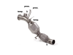 Scarico Sportivo Tubo Sostituzione OPF / GPF BMW Serie1 F20/F21 - 61mm - Cod. 54.0477.01