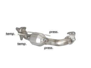 Scarico Sportivo Tubo Sostituzione OPF / GPF Subaru Forester Mk3 (typ SH) 2.0D - 60mm