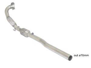 Scarico Sportivo Catalizzatore Metallico Volkswagen Golf Mk6 (typ 1K) 2.0 GTI TSI (155 / 173kW) ø70mm - 70mm