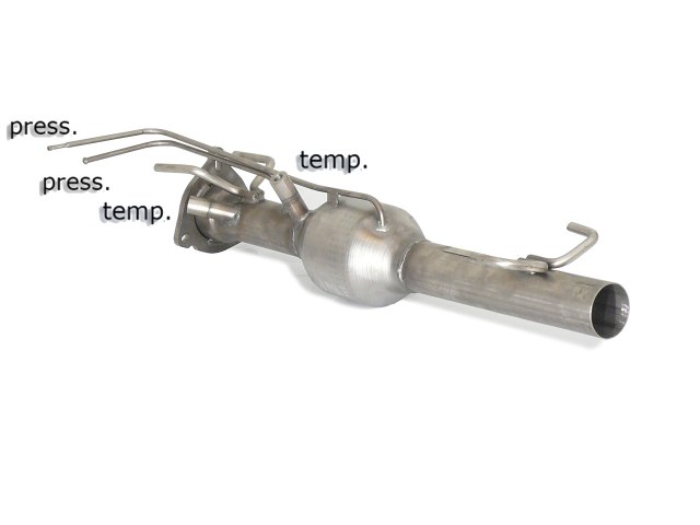 Scarico Sportivo Catalizzatore Metallico Fiat Ducato 2.3MJT (96 / 109kW) - 63mm