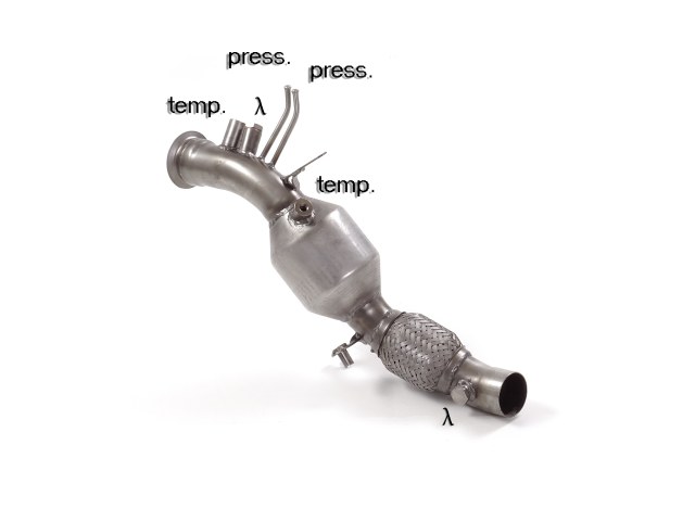 Scarico Sportivo Tubo Sostituzione OPF / GPF BMW Serie1 F20/F21 - 61mm - Cod. 54.0292.01