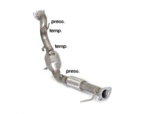 Scarico Sportivo Tubo Sostituzione OPF / GPF Ford Ranger 2.2TDci (118kW) - 60mm