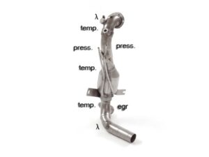 Scarico Sportivo Tubo Sostituzione OPF / GPF Alfa Romeo MiTo(955) - 50mm - Cod. 54.0318.01
