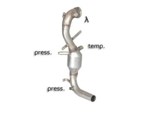 Scarico Sportivo Tubo Sostituzione OPF / GPF Alfa Romeo MiTo(955) - 50mm - Cod. 54.0090.01