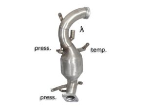 Scarico Sportivo Tubo Sostituzione OPF / GPF Alfa Romeo 159 - 54mm