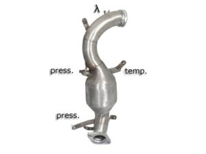 Scarico Sportivo Tubo Sostituzione OPF / GPF Alfa Romeo 159 2.0JTDm - 54mm