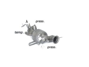 Scarico Sportivo Tubo Sostituzione OPF / GPF Volkswagen T5 Caravelle / Multivan (typ 7H) 2.0TDi - 60mm - Cod. 54.0289.01