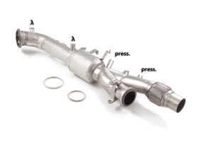 Scarico Sportivo Tubo Sostituzione Catalizzatore Porsche 911(992) - 76mm