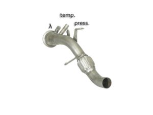 Scarico Sportivo Tubo Sostituzione Catalizzatore BMW Serie3 E90-E91-E92-E93 - 60mm - Cod. 55.0186.00