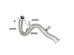 Scarico Sportivo Tubo Sostituzione Catalizzatore Audi A4 (typ 8K - B8) - 60mm - Cod. 55.0308.00