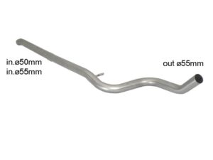 Scarico Sportivo Tubo Centrale Peugeot 208 Mk1 XY 1.6 16V THP (115kW) - 54mm