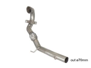 Scarico Sportivo Tubo Sostituzione Catalizzatore Skoda Octavia Mk3 (typ 5E) - 70mm