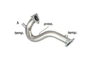Scarico Sportivo Tubo Sostituzione Catalizzatore Audi A4 (typ 8K - B8) 3.0TDi - 60mm