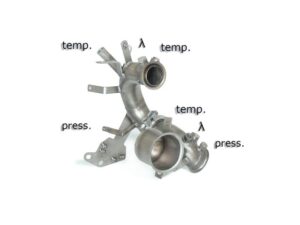 Scarico Sportivo Tubo Sostituzione Catalizzatore Audi A3 (typ 8V/8VA) - 60mm