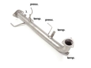 Scarico Sportivo Tubo Sostituzione Catalizzatore Toyota Land Cruiser(J15) 3.0D-4D (140kW) - 60mm