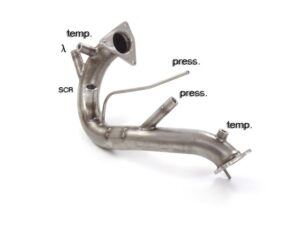Scarico Sportivo Tubo Sostituzione Catalizzatore Audi Q5 (typ 8R) 3.0TDi - 60mm