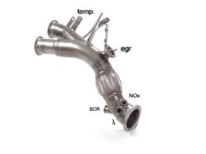 Scarico Sportivo Tubo Sostituzione Catalizzatore BMW Serie5 G30-G31