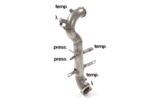 Scarico Sportivo Tubo Sostituzione Catalizzatore Jeep Renegade 2.0Mjet 4WD (103kW) - 60mm