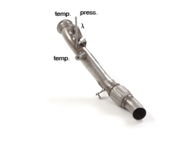 Scarico Sportivo Tubo Sostituzione Catalizzatore BMW Serie5 F10-F11 - 60mm