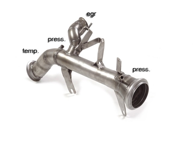 Scarico Sportivo Tubo Sostituzione OPF / GPF Audi A6 (typ F2 - C8) 40TDi (150kW) - 60mm