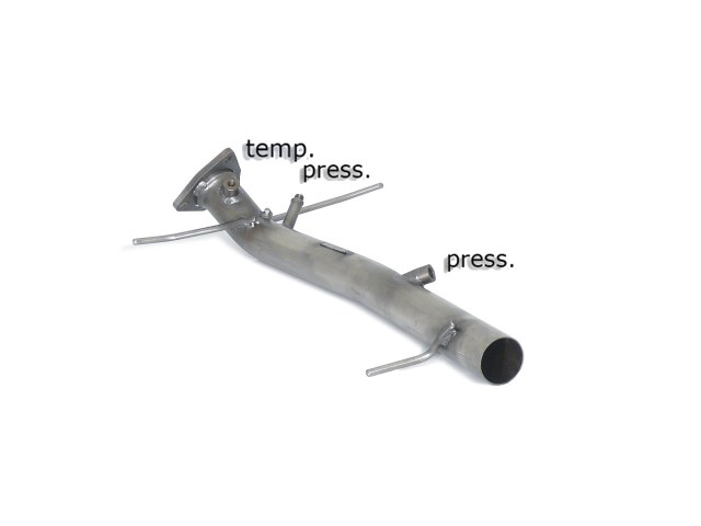 Scarico Sportivo Tubo Sostituzione OPF / GPF Land Rover Freelander2 (typ LF) 2.2Td - 60mm