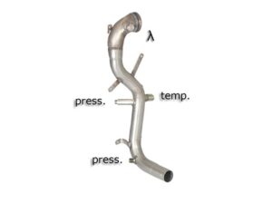 Scarico Sportivo Tubo Sostituzione Catalizzatore Alfa Romeo MiTo(955) - 50mm - Cod. 55.0223.00