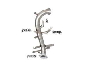 Scarico Sportivo Tubo Sostituzione Catalizzatore Alfa Romeo 159 - 54mm