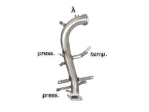 Scarico Sportivo Tubo Sostituzione Catalizzatore Alfa Romeo 159 2.0JTDm - 54mm