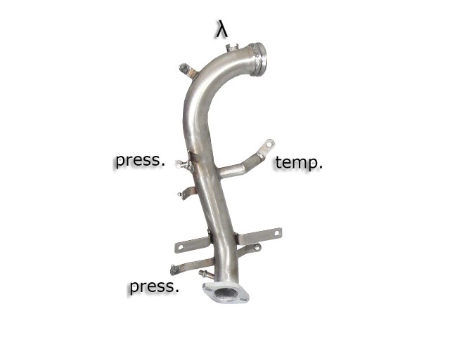 Scarico Sportivo Tubo Sostituzione Catalizzatore Alfa Romeo 159 2.0JTDm - 54mm