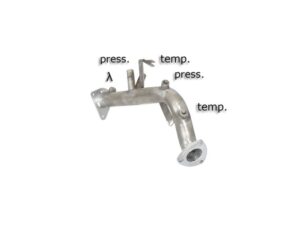Scarico Sportivo Tubo Sostituzione Catalizzatore Audi A4 (typ 8K - B8) 2.0TDi - 54mm