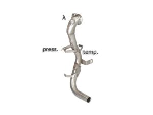 Scarico Sportivo Tubo Sostituzione Catalizzatore Opel Corsa D 1.3CDti - 50mm