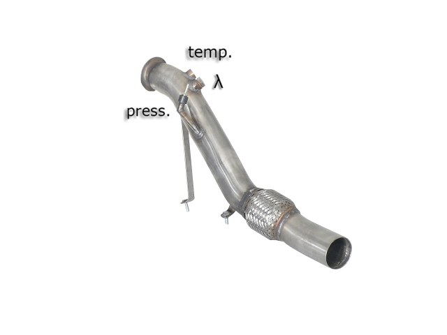 Scarico Sportivo Tubo Sostituzione Catalizzatore BMW Serie5 E60-E61 - 70mm