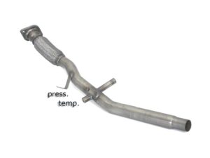 Scarico Sportivo Tubo Sostituzione 2° Catalizzatore Renault Clio Mk4 1.5dCi - 50mm