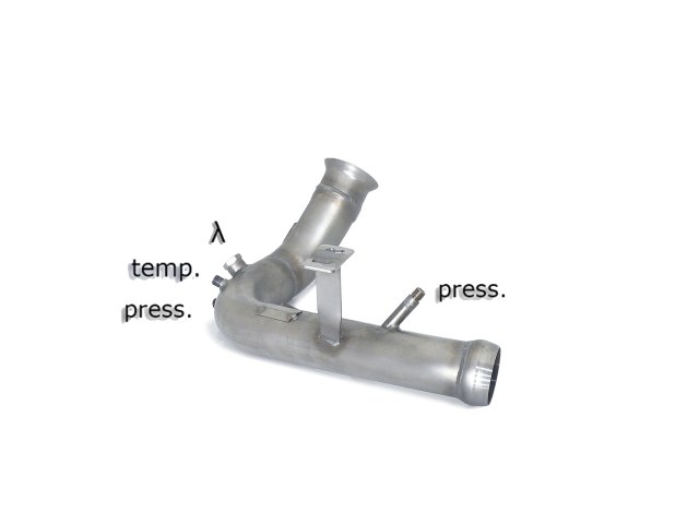 Scarico Sportivo Tubo Sostituzione OPF / GPF Mercedes Classe E (207) - 63.5mm