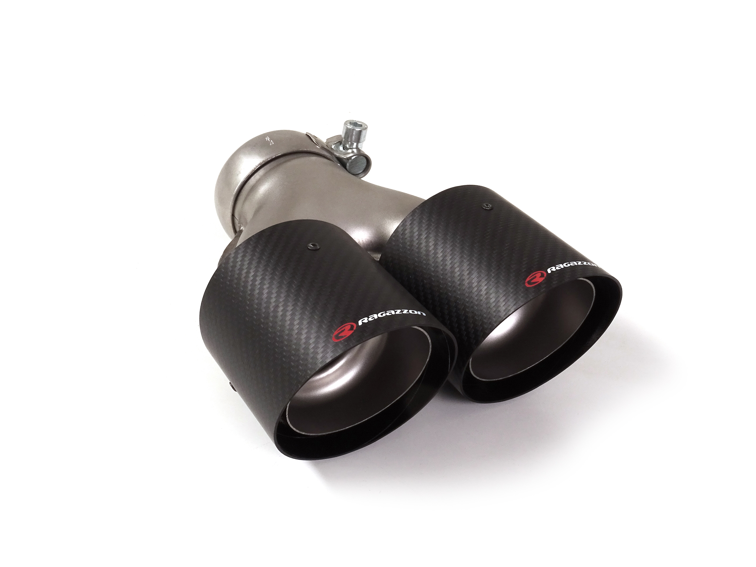 Scarico Sportivo Terminale Carbon Shot Universali Terminali RO.2x100 Carbon