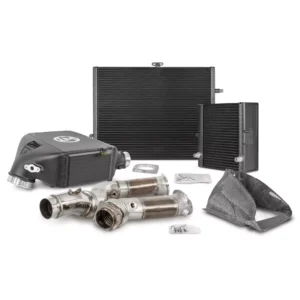 Pacchetto Competition intercooler, radiatore e downpipe BMW M3 F80 / M4 F82 F83 S55 - Wagner Tuning
