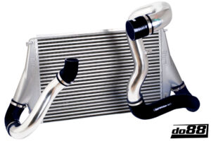 Kit BigPack DO88 Intercooler Maggiorato + Tubazioni SAAB 9-3 2.8T V6 06-11 – tubi flessibili neri