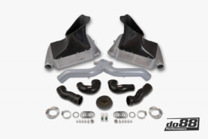 Kit BigPack DO88 Intercooler Maggiorato + Tubazioni Porsche 911 Turbo (997.2) tubazioni argento
