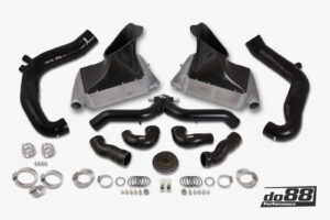 Kit BigPack DO88 Intercooler Maggiorato + Tubazioni Porsche 911 Turbo (997.2) tubazioni neri – con manicotti aspirazione turbo
