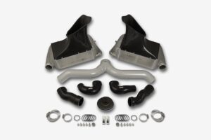 Kit BigPack DO88 Intercooler Maggiorato + Tubazioni Porsche 911 Turbo (997.1) tubazioni argento