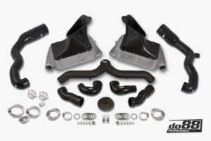 Kit BigPack DO88 Intercooler Maggiorato + Tubazioni Porsche 911 Turbo (997.1) tubazioni neri – con manicotti aspirazione turbo