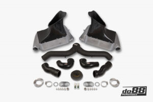 Kit BigPack DO88 Intercooler Maggiorato + Tubazioni Porsche 911 Turbo (997.1) tubazioni neri