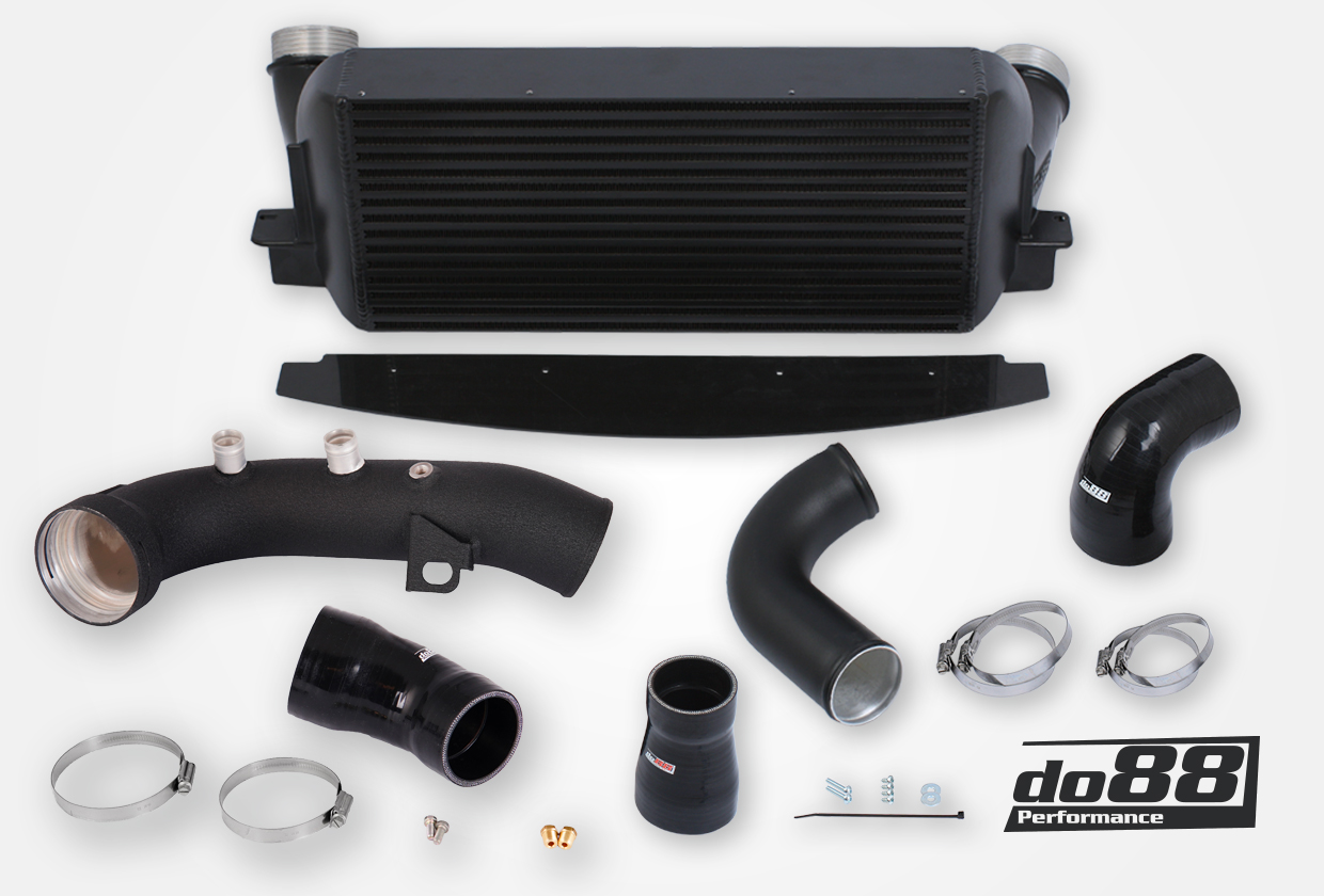 Kit BigPack DO88 Intercooler Maggiorato + Tubazioni BMW 135i 335i 35i N54 2007-2010 (E9X E8X)