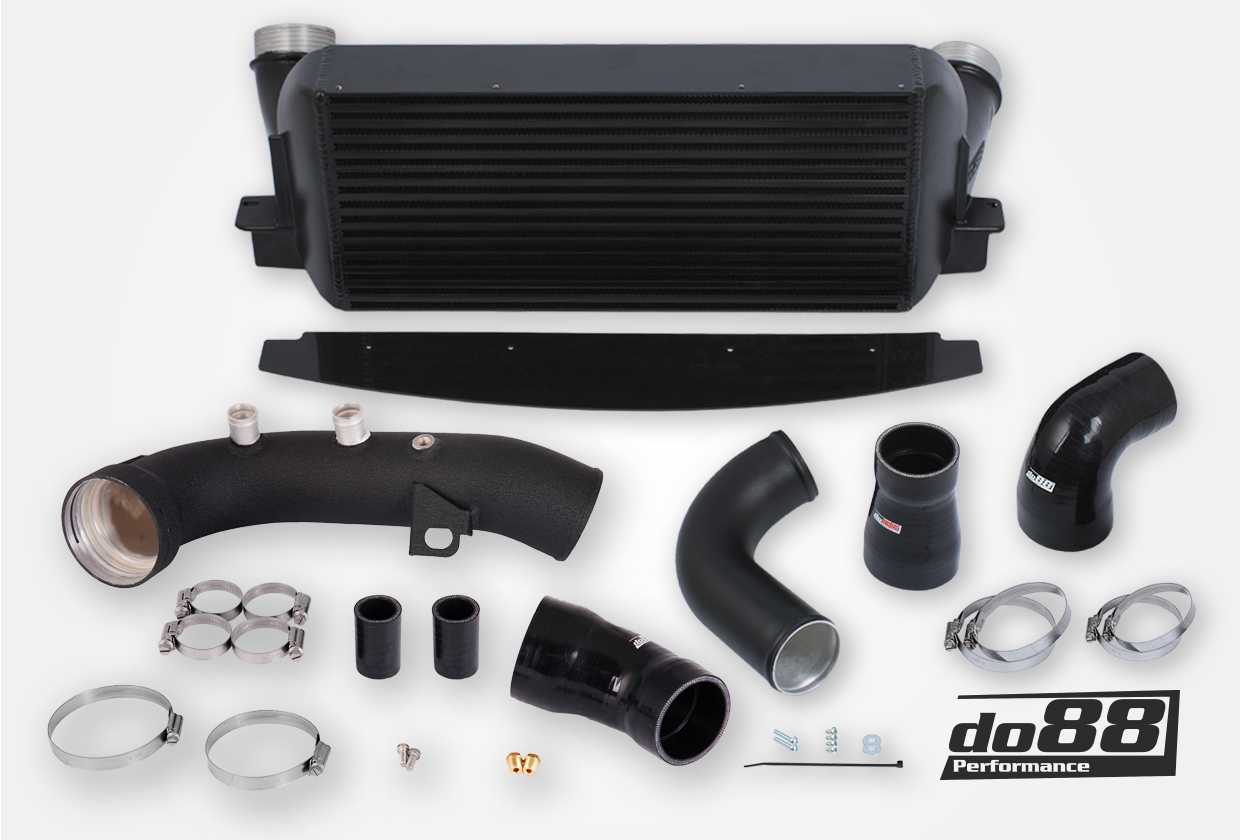 Kit BigPack DO88 Intercooler Maggiorato + Tubazioni BMW 135i 335i 35i N55 2010-2013 (E9X E8X)