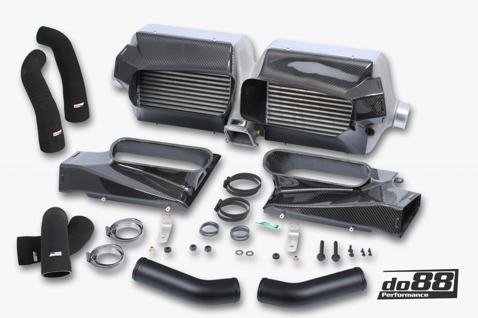 Kit BigPack DO88 Intercooler Maggiorato + Tubazioni Porsche 911 Carrera (992) per SportDesign