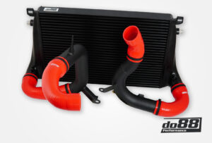 Kit BigPack DO88 Intercooler Maggiorato + Tubazioni VAG 2.0 TSI EA888 Gen4 (245hp) tubi flessibili rossi