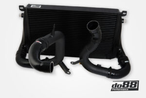 Kit BigPack DO88 Intercooler Maggiorato + Tubazioni VAG 2.0 TSI EA888 Gen4 (245hp) tubi flessibili neri